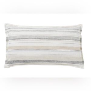 EUC Frye Clayton Striped Yarn-Dyed Woven Cotton King Pillow Shams (Set of 2)